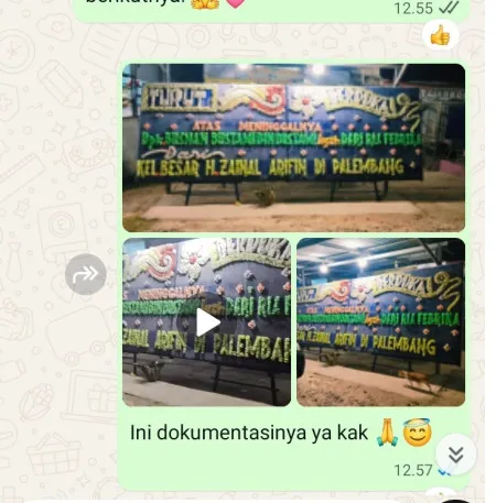 Pengiriman Papan Bunga Duka Wates Wonoboyo
